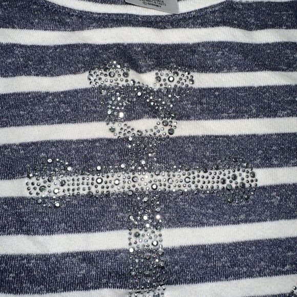 Walt Disney Cruise Line Studded Mickey Mouse Anchor Lightweight Sweatshirt L - Picture 8 of 9